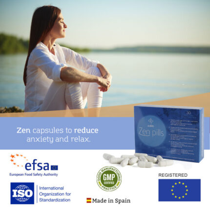 500 COSMETICS - ZEN PILLS CAPSULAS RELAJACION Y REDUCCION ANSIEDAD - CandyHot - Foto 2