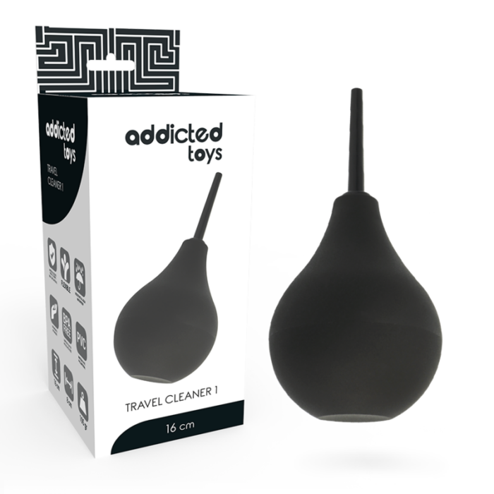 ADDICTED TOYS - LIMPIADOR ANAL NEGRO - CandyHot - Foto 1