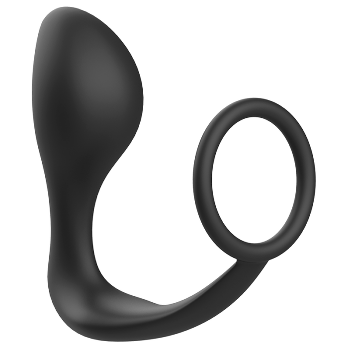 ADDICTED TOYS - PLUG ANAL CON ANILLO SILICONA NEGRO - CandyHot - Foto 2