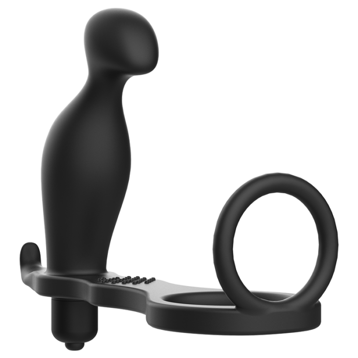 ADDICTED TOYS - PLUG ANAL CON ANILLO SILICONA NEGRO 12 CM - CandyHot - Foto 2