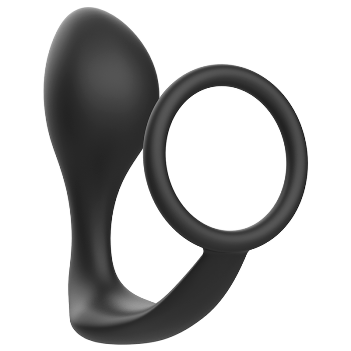 ADDICTED TOYS - PLUG ANAL CON ANILLO SILICONA NEGRO - CandyHot - Foto 3