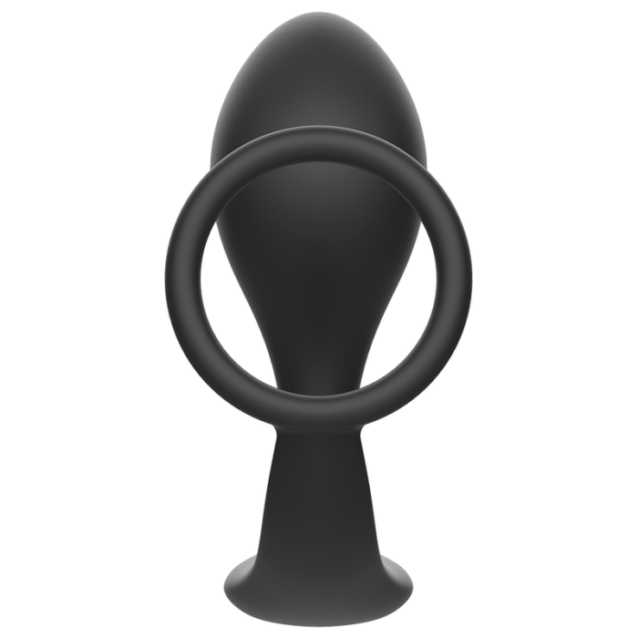 ADDICTED TOYS - PLUG ANAL CON ANILLO SILICONA NEGRO - CandyHot - Foto 4