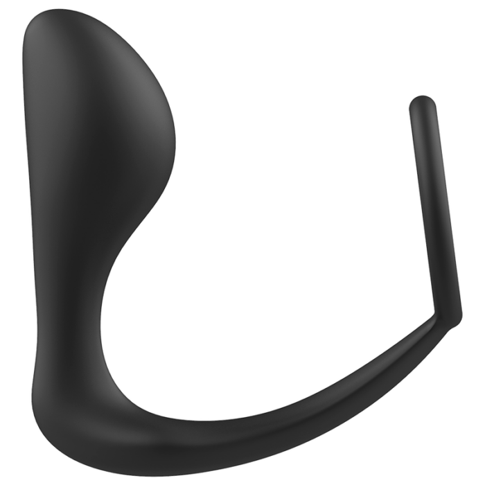 ADDICTED TOYS - PLUG ANAL CON ANILLO SILICONA NEGRO - CandyHot - Foto 5