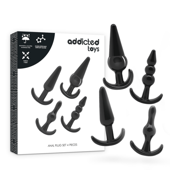 ADDICTED TOYS - SET 4 PLUGS ANALES - CandyHot - Foto 1