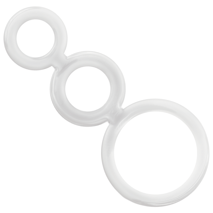 ADDICTED TOYS - SET ANILLOS PENE Y TESTÍCULOS CLEAR - CandyHot - Foto 2