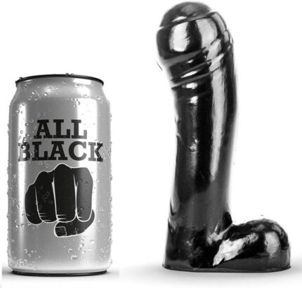 ALL BLACK - DILDO NEGRO 15 CM - CandyHot - Foto 1