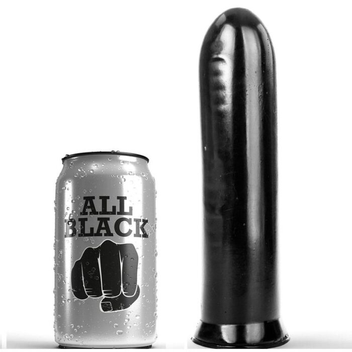 ALL BLACK - DILDO NEGRO 19 CM - CandyHot - Foto 1