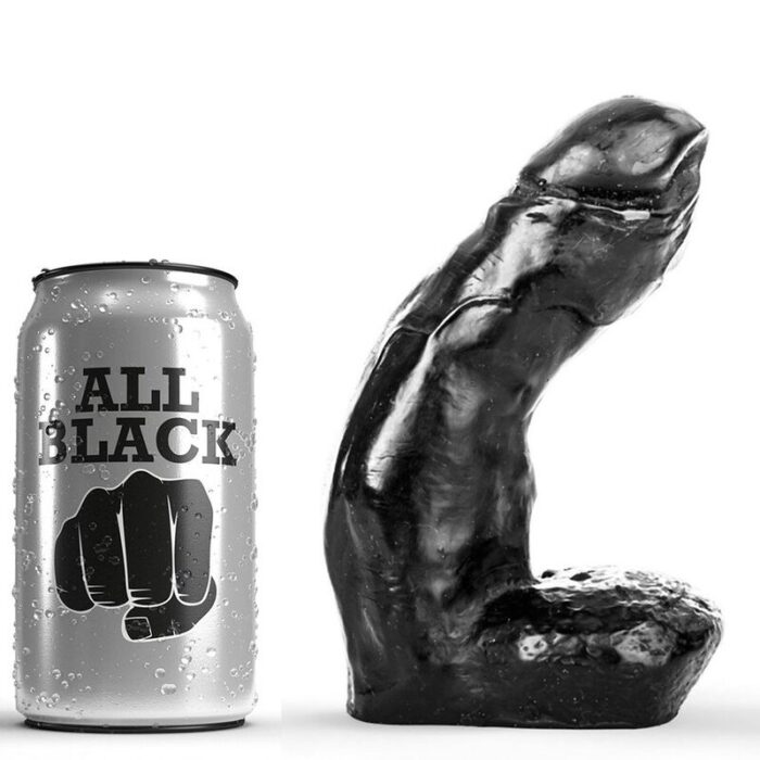 ALL BLACK - DILDO REALÍSTICO 15 CM - CandyHot - Foto 1
