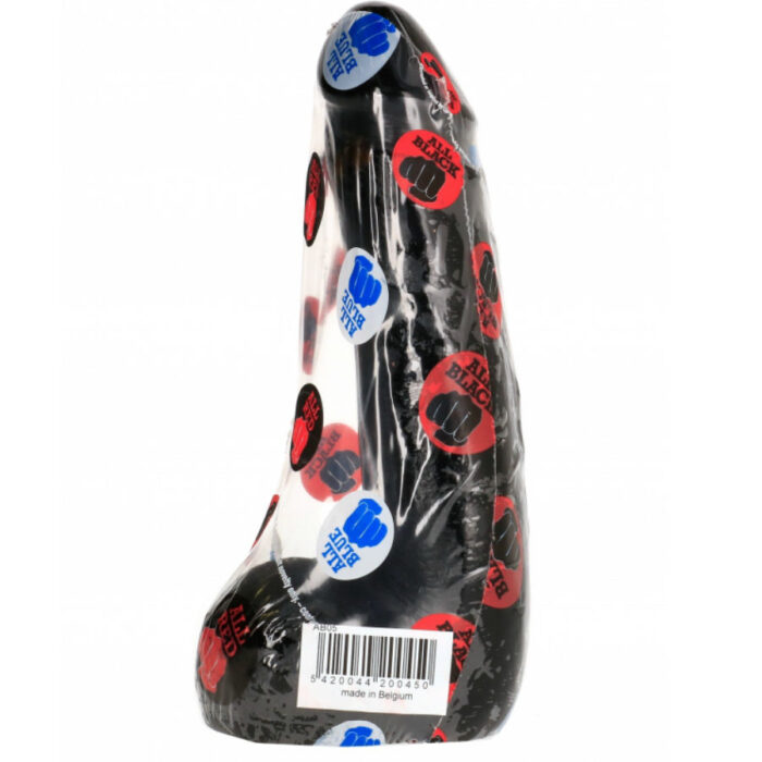 ALL BLACK - DILDO REALÍSTICO NEGRO SUAVE 20 CM - CandyHot - Foto 3