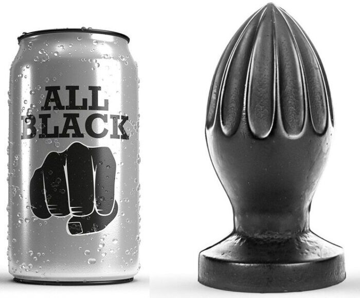 ALL BLACK - PLUG ANAL 12 CM - CandyHot - Foto 1