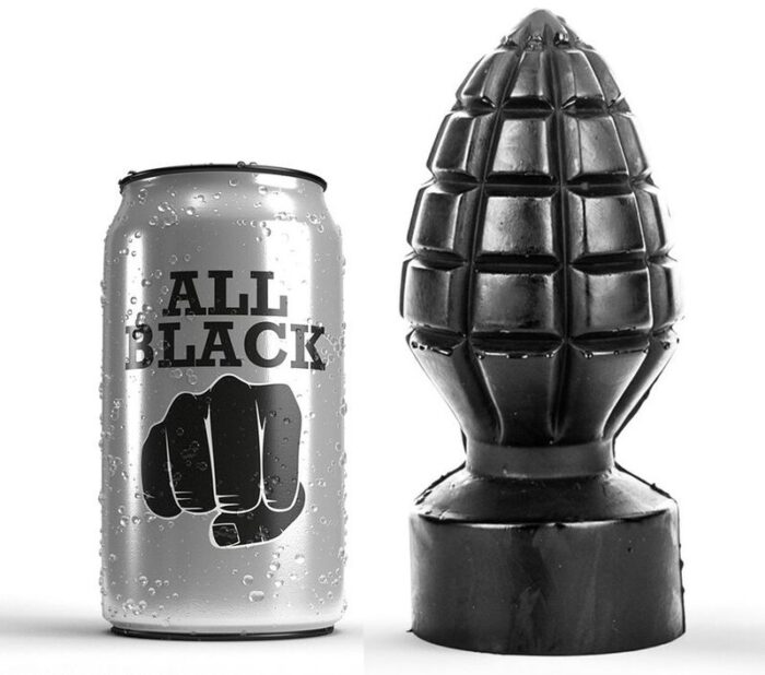 ALL BLACK - PLUG ANAL 14 CM - CandyHot - Foto 1