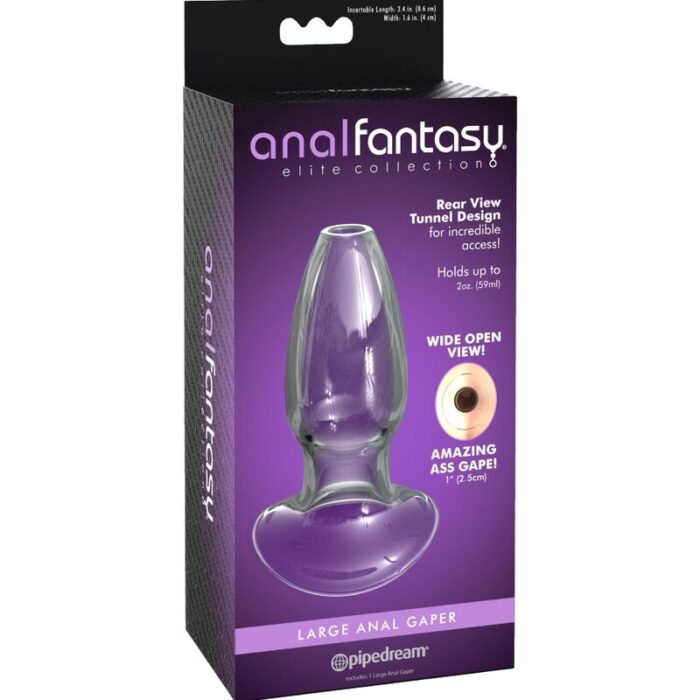 ANAL FANTASY ELITE COLLECTION - DILATADOR ANAL GAPER CRISTAL TALLA M - CandyHot - Foto 3