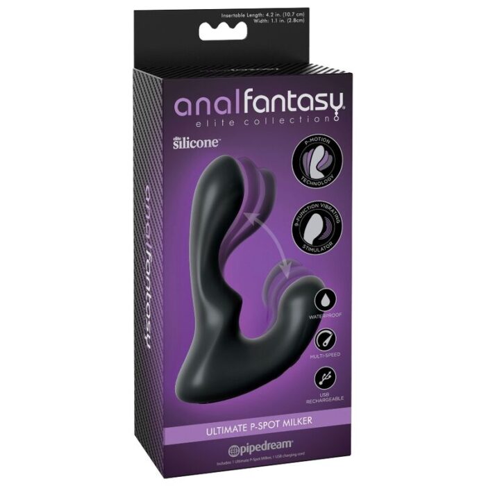 ANAL FANTASY ELITE COLLECTION - MASAJEADOR PROSTÁTICO ULTIMATE P-SPOT MILKER - CandyHot - Foto 3