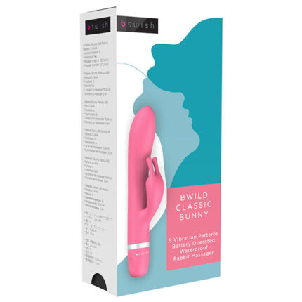 B SWISH - MASAJEADOR BWILD CLASSIC CON RABBIT - MAGENTA - CandyHot - Foto 2