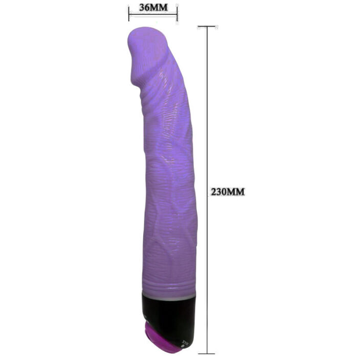 BAILE - ADOUR CLUB VIBRADOR REALÍSTICO 23 CM LILA - CandyHot - Foto 3