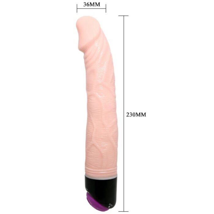 BAILE - ADOUR CLUB VIBRADOR REALÍSTICO 23 CM NATURAL - CandyHot - Foto 3