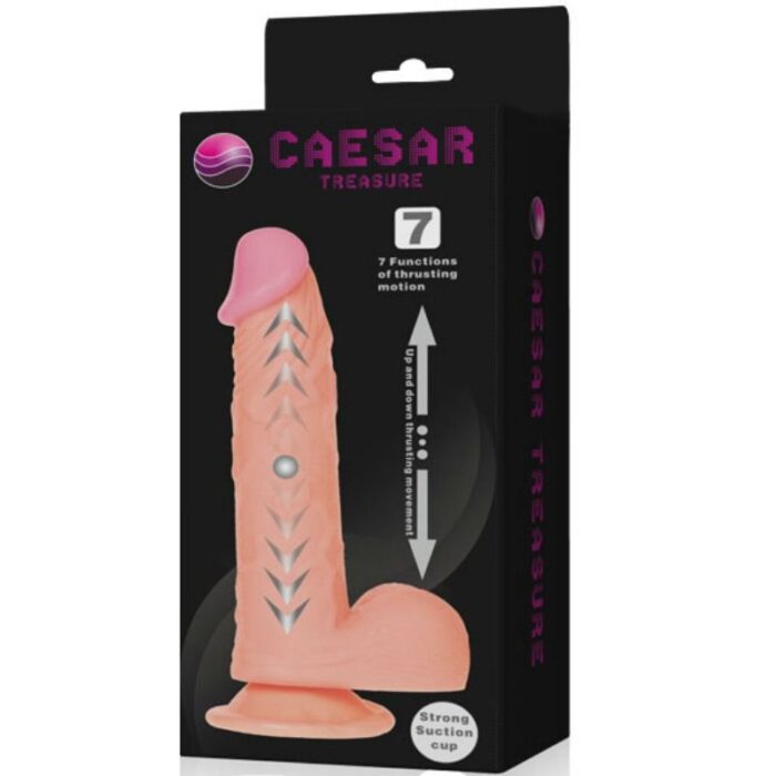 BAILE - CAESAR TREASURE DILDO REALÍSTICO FUNCION UP & DOWN - CandyHot - Foto 2