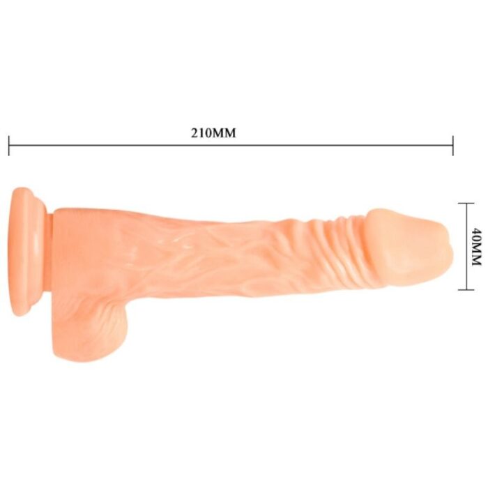 BAILE - COCK DILDO REALÍSTICO CON VIBRACIÓN - CandyHot - Foto 3