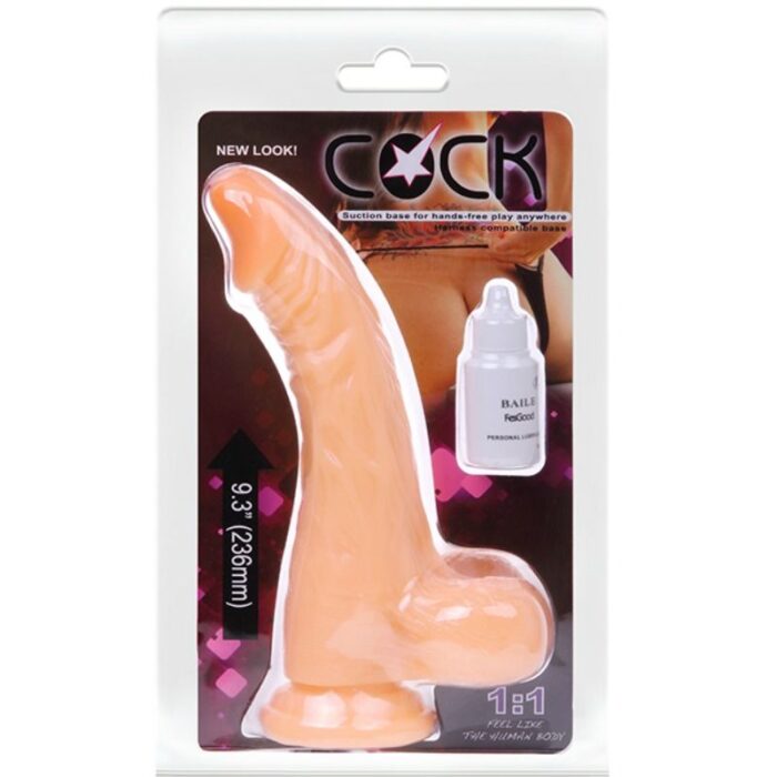 BAILE - COCK DILDO REALÍSTICO CON VIBRACIÓN - CandyHot - Foto 6