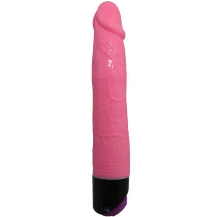 BAILE - COLORFUL SEX VIBRADOR REALÍSTICO ROSA 23 CM - CandyHot - Foto 3