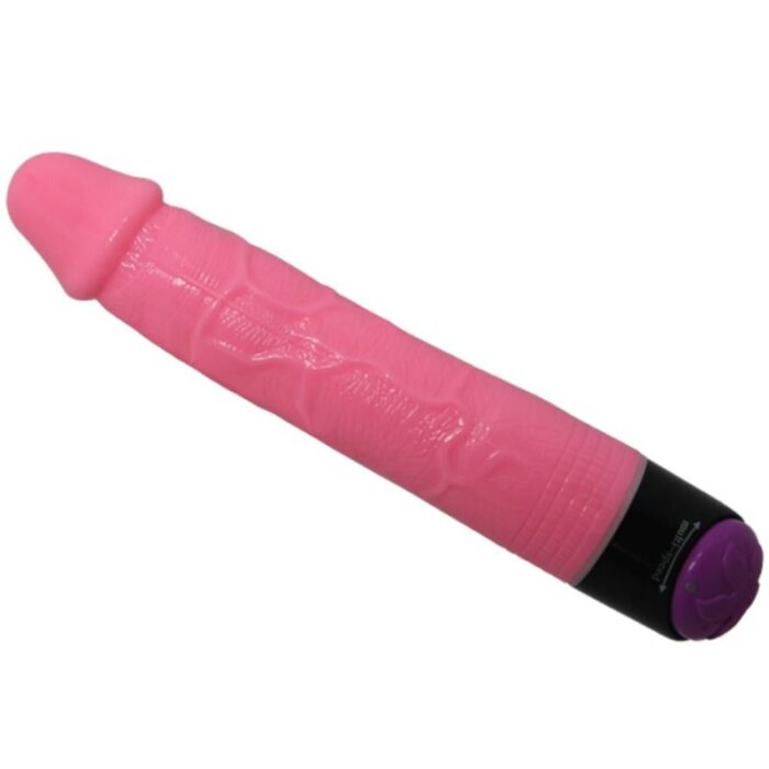 BAILE - COLORFUL SEX VIBRADOR REALÍSTICO ROSA 23 CM - CandyHot - Foto 4