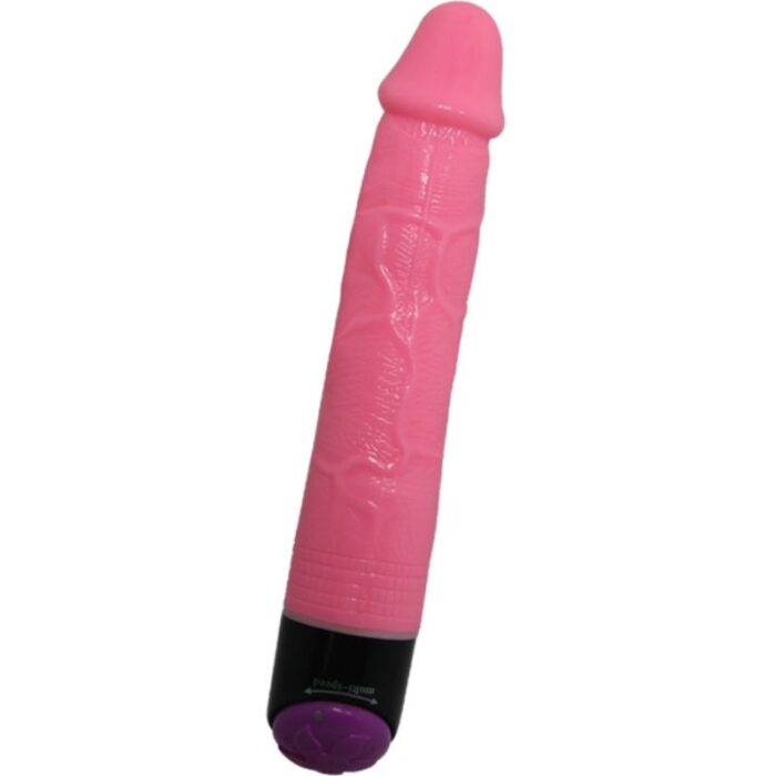 BAILE - COLORFUL SEX VIBRADOR REALÍSTICO ROSA 23 CM - CandyHot - Foto 1