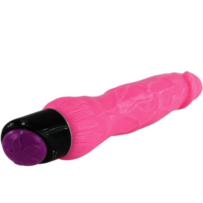 BAILE - COLORFUL SEX VIBRADOR REALÍSTICO ROSA 24 CM - CandyHot - Foto 5