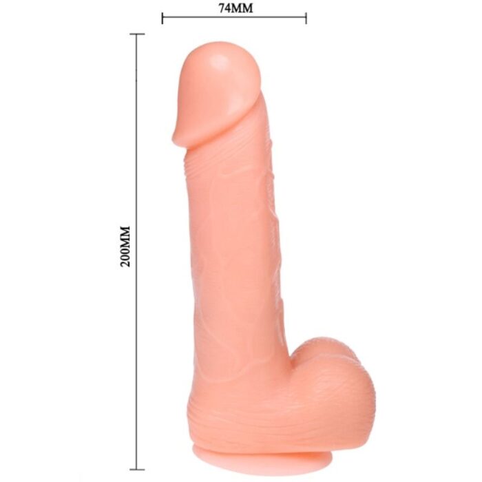 BAILE - DONG DILDO REALISTICO VIBRACION Y ROTACION 20 CM - CandyHot - Foto 5