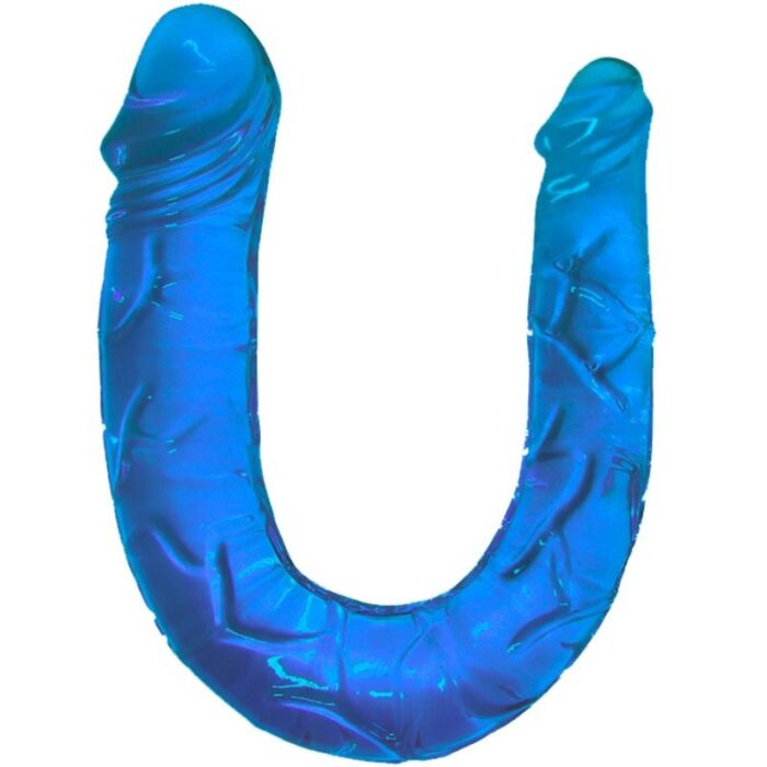 BAILE - DOUBLE DONG DILDO DOBLE AZUL - CandyHot - Foto 1