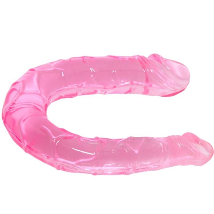 BAILE - DOUBLE DONG DILDO DOBLE ROSA - CandyHot - Foto 1