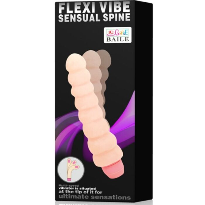 BAILE - FLEXI VIBE SENSUAL SPINE VIBRADOR FLEXIBLE 19 CM - CandyHot - Foto 6