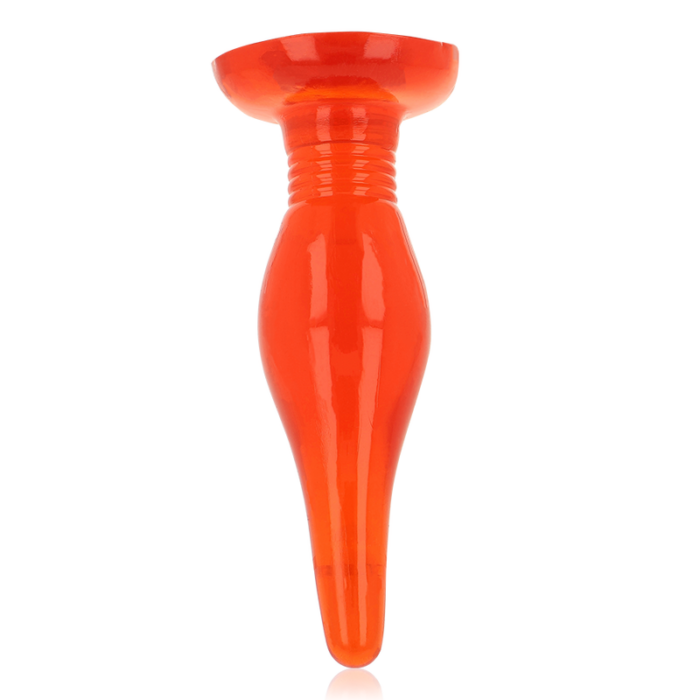 BAILE - PLUG ANAL TACTO SUAVE ROJO 14.2 CM - CandyHot - Foto 4