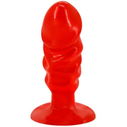 BAILE - PLUG ANAL UNISEX CON VENTOSA ROJO - CandyHot - Foto 1