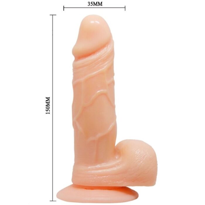 BAILE - PRIME REALISTIC DONG DILDO REALÍSTICO NATURAL - CandyHot - Foto 4