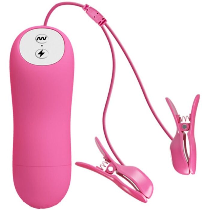 BAILE - ROMANTIC WAVE PIZAS CON VIBRACIÓN Y ELECTROSHOCK FUCSIA - CandyHot - Foto 2