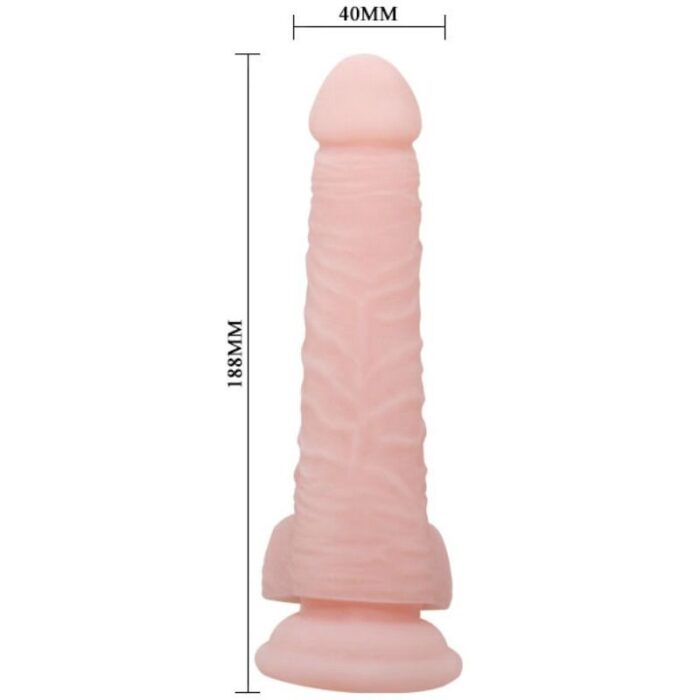 BAILE - SUPER DILDO REALÍSTICO NATURAL 18.8 CM - CandyHot - Foto 3