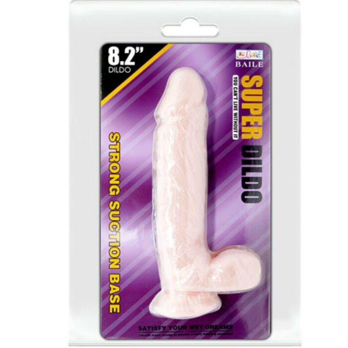 BAILE - SUPER DILDO REALÍSTICO NATURAL 21.5 CM - CandyHot - Foto 5