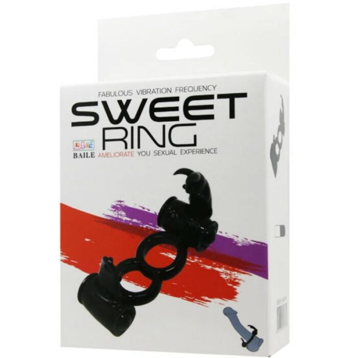 BAILE - SWEET RING ANILLO DOBLE CON RABBIT DOBLE - CandyHot - Foto 5