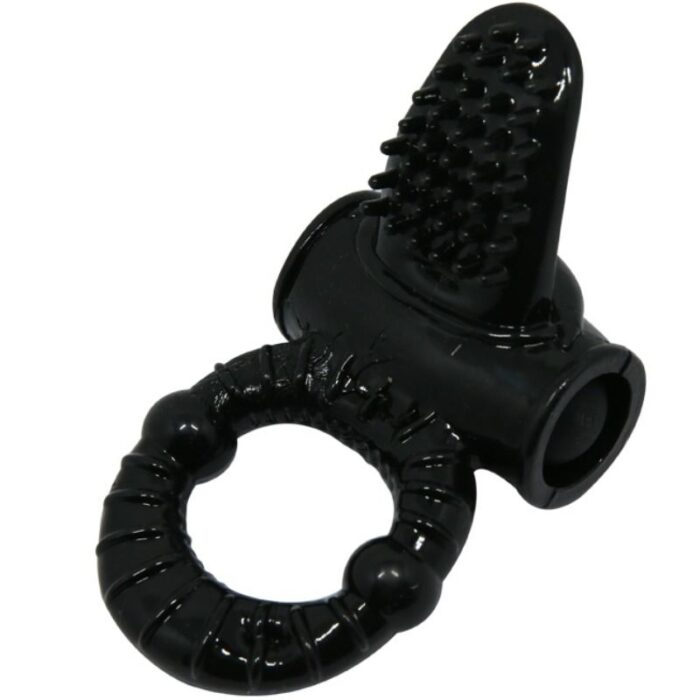 BAILE - SWEET RING ANILLO VIBRADOR CON RABBIT TEXTURADO - CandyHot - Foto 5