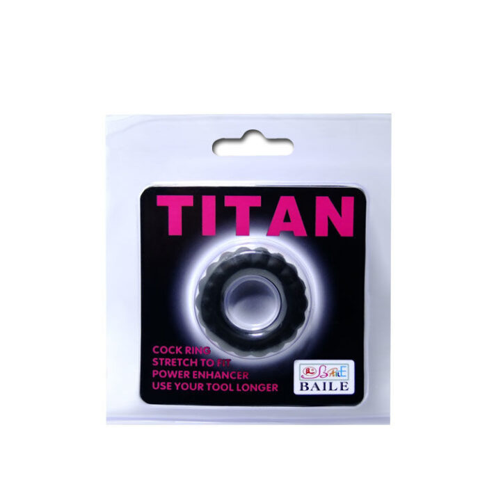 BAILE - TITAN COCKRING BLACK 2 CM - CandyHot - Foto 5