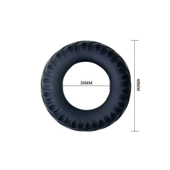 BAILE - TITAN COCKRING BLACK GREEN 2 CM - CandyHot - Foto 4