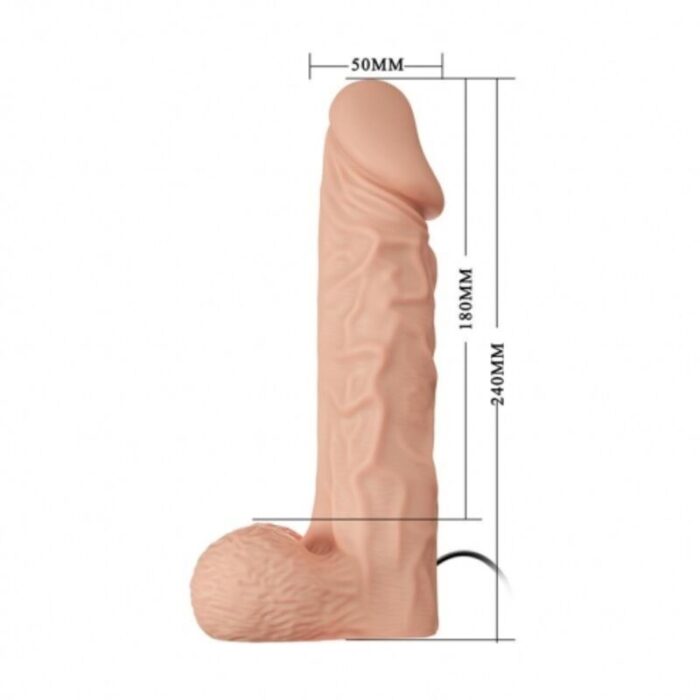 BAILE - ULTRA PASSIONATE HARNESS 24 CM NATURAL - CandyHot - Foto 4