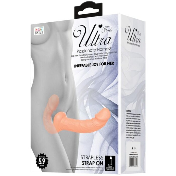 BAILE - ULTRA PASSIONATE HARNESS DILDO CON ARNÉS SIN SUJECIÓN - CandyHot - Foto 3