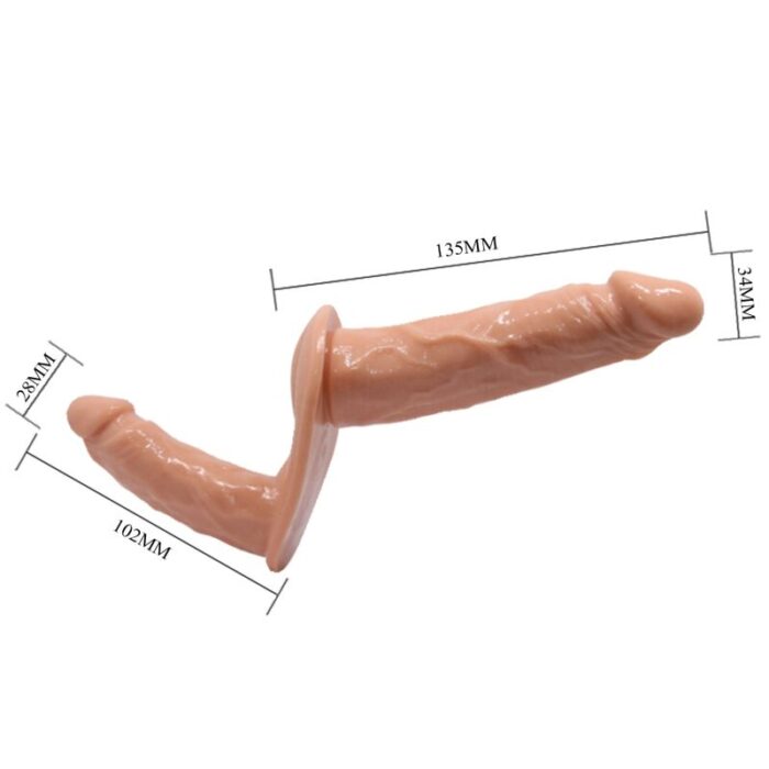 BAILE - ULTRA PASSIONATE HARNESS DILDOS DOBLES CON ARNÉS - CandyHot - Foto 3