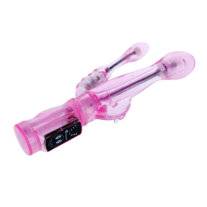 BAILE - VIBRADOR FLEXIBLE CON ESTIMULADOR ANAL - CandyHot - Foto 3