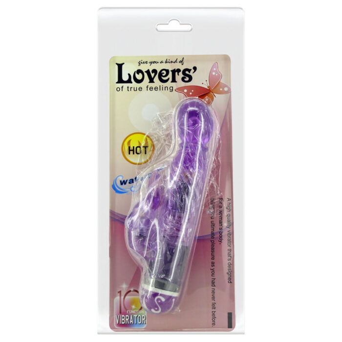 BAILE - VIBRADOR MULTIVELOCIDAD CON ESTIMULADOR LILA - CandyHot - Foto 2