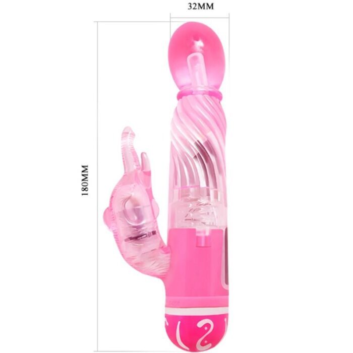 BAILE - VIBRADOR MULTIVELOCIDAD CON ESTIMULADOR LILA - CandyHot - Foto 4