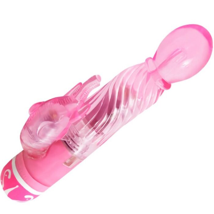 BAILE - VIBRADOR MULTIVELOCIDAD CON ESTIMULADOR ROSA - CandyHot - Foto 2