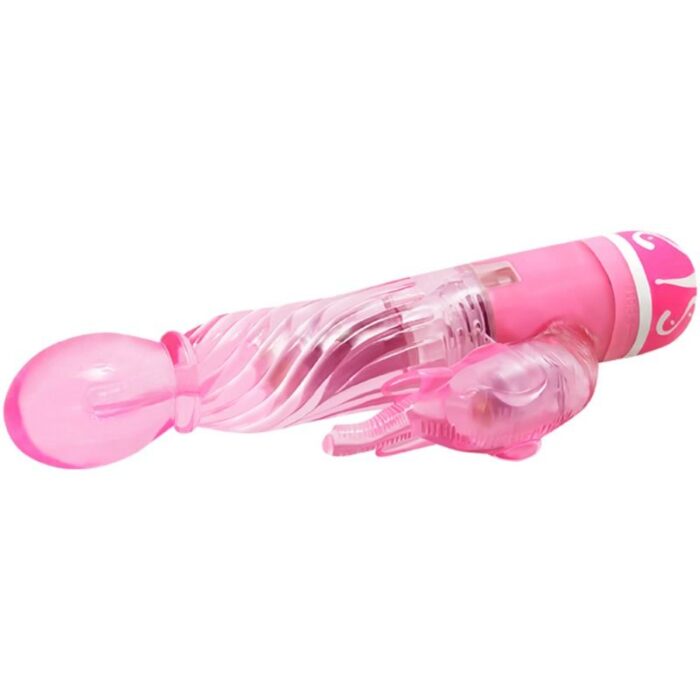 BAILE - VIBRADOR MULTIVELOCIDAD CON ESTIMULADOR ROSA - CandyHot - Foto 3