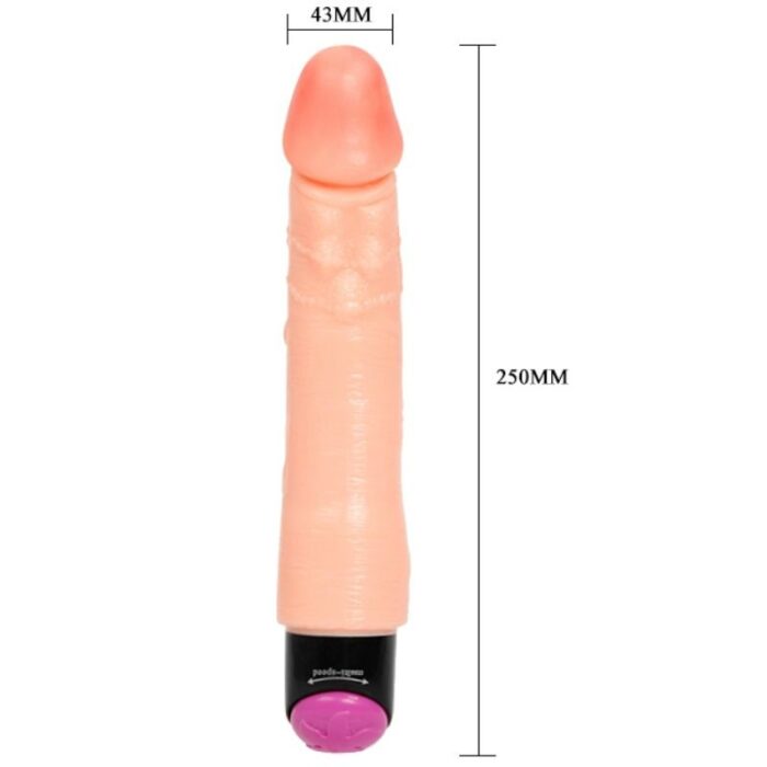 BAILE - VIBRADOR REALÍSTICO FLEXIBLE 25 CM - CandyHot - Foto 6